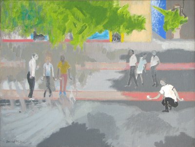 Boule spielen in St Jean, 2008 von David Alan Redpath Michie