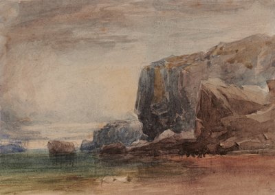 Küstenszene (Nr. 1 vorübergehend) von David Cox