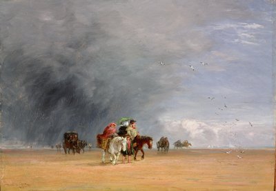 Überquerung der Sandbänke, 1848 von David Cox