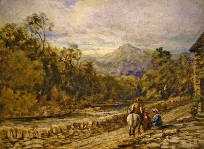 Auf dem Weg zum Markt von David Cox