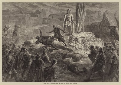 Szene aus Richard Löwenherz im Drury Lane Theatre von David Henry Friston