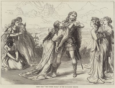 Szene aus The Wicked World im Haymarket Theatre von David Henry Friston
