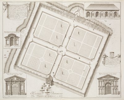 Hortus Botanicus, Der Physick Garten, Oxon, aus 