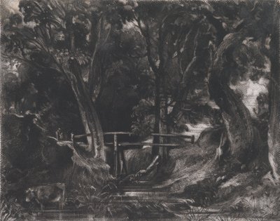 Ein Tal, Helmingham Park, Suffolk, 1830 von David Lucas