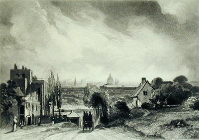 Sir Richard Steeles Cottage, Hampstead Road von David Lucas