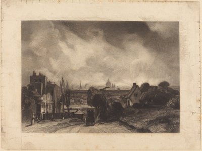 Sir Richard Steeles Hütten von David Lucas after John Constable