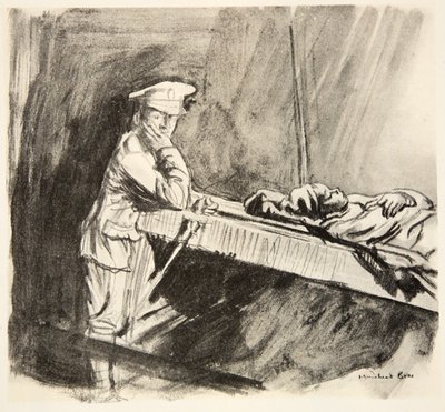 Einschiffung der Verwundeten, Illustration aus 