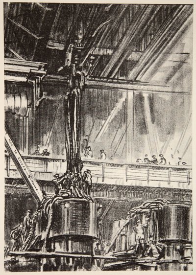 In der Maschinenwerkstatt, Illustration aus 