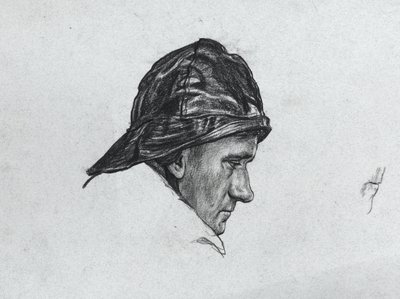 Studie für Winterminenlegen vor Island von David Muirhead Bone