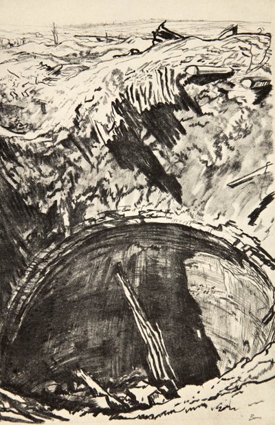 Die Grube der Mouquet-Farm, Illustration aus 