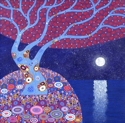 Mitternachtsmond, 2016 von David Newton