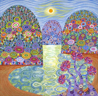 Geheime Lagune, 2016 von David Newton