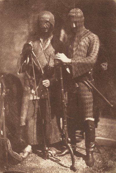 Afghanische oder Tscherkessische Rüstung von David Octavius Hill, Robert Adamson
