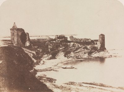 St. Andrews Castle, von Südosten, 1846 von David Octavius Hill
