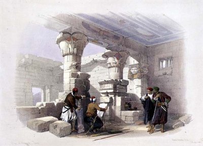 Deir Al-Madinah, Theben, aus "Ägypten und Nubien", Bd.1 von David Roberts