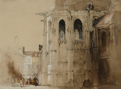 Dieppe, 1828 von David Roberts