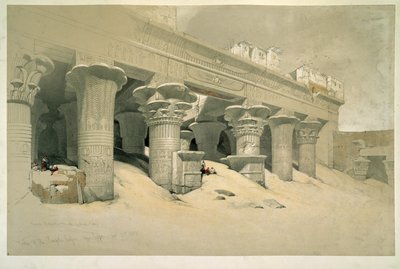 Tempel von Edfu von David Roberts