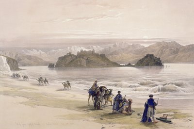 Insel Graie, Golf von Akabah, Arabia Petraea, 27. Februar 1839, Tafel 108 aus Band III von 