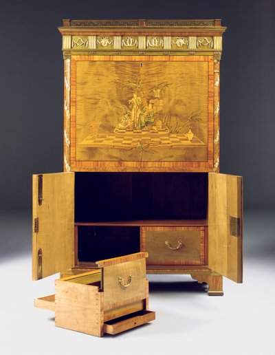 Neoklassizistischer Sekretär a Abattant, ca. 1775 von David Roentgen