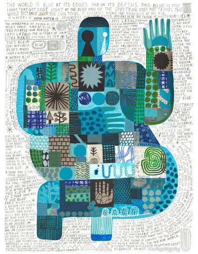 Blau an seinen Rändern von David Shillinglaw