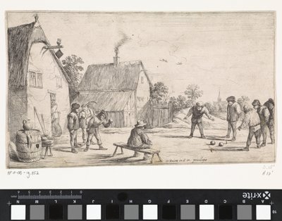 Bauern spielen Boule von David Teniers (II)