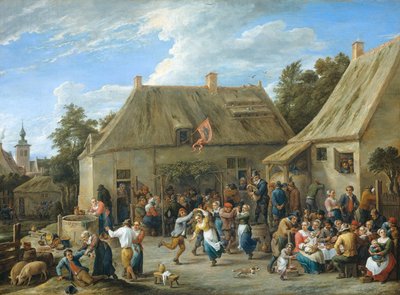 Bauernkirmes von David Teniers the Younger