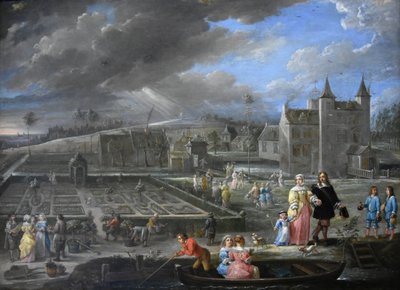 Die vier Jahreszeiten (Frühling) von David Teniers the Younger