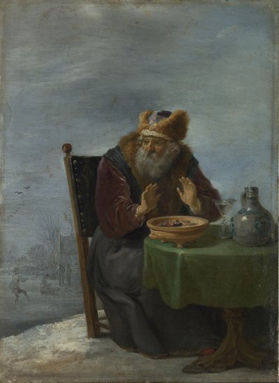 Winter aus der Serie Die vier Jahreszeiten, um 1644 von David Teniers the Younger