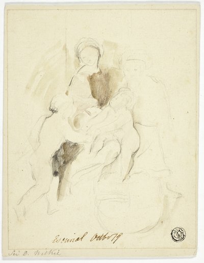 Heilige Familie im Escorial von David Wilkie