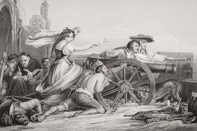 Die Verteidigung von Saragossa, 1808, aus 