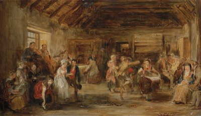 Die Penny-Hochzeit, eine Skizze, 1830 von David Wilkie