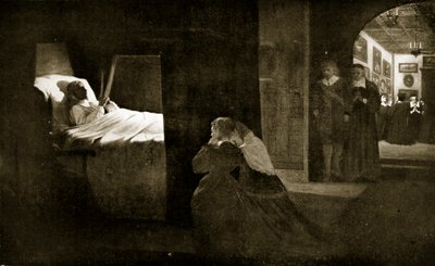 Der Tod von Cromwell, 1658, Illustration aus 