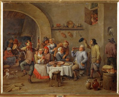 Le Roi Boit von David the Elder Teniers