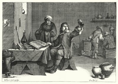 Der Urindoktor von David the Younger (after) Teniers