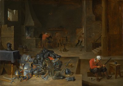 Die Rüstkammer, ca. 1640-1645 von David Teniers the Younger