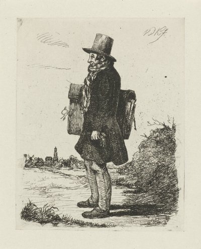 Porträt von Hermanus Jan Hendrik Rijkelijkhuizen von David van der Kellen