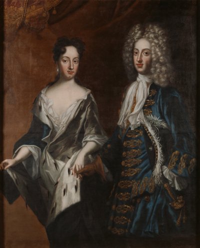 Friedrich IV. (1671-1702), Herzog von Holstein-Gottorp, und seine Gemahlin Hedvig Sophia (1681–1708), schwedische Prinzessin von David von Krafft