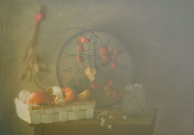 Gemütliches Herbst Stillleben von Delphine Devos