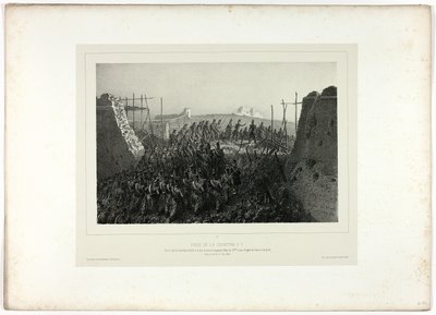 Eroberung der Courtine 6-7, aus Souvenirs d’Italie: Expédition de Rome von Denis Auguste Marie Raffet