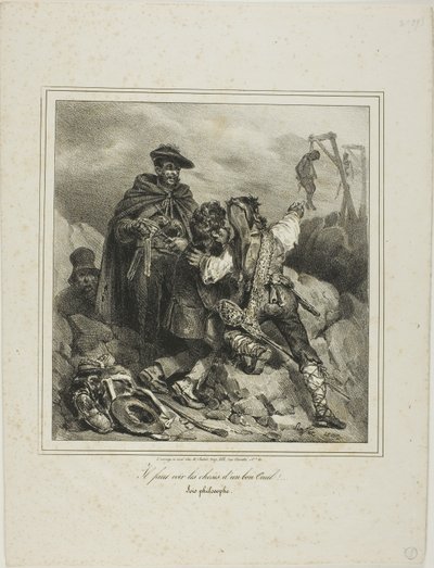 Er muss die Dinge wohlwollend sehen! von Denis Auguste Marie Raffet