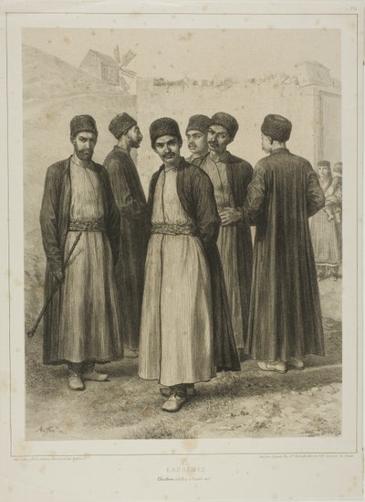 Karaimen, Theodosia, Kaffa, 1. Oktober 1837 von Denis Auguste Marie Raffet
