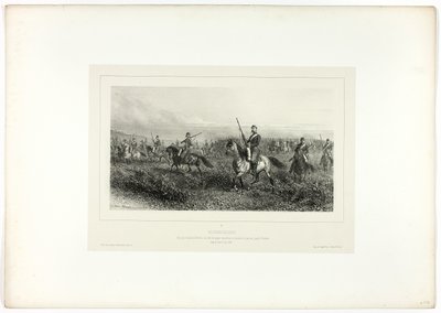 Aufklärung, aus Souvenirs d’Italie: Expedition nach Rom von Denis Auguste Marie Raffet