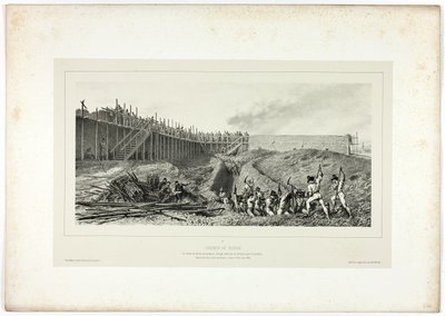 Rundweg, aus Souvenirs d’Italie: Expedition nach Rom von Denis Auguste Marie Raffet