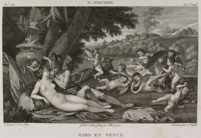 Denis-Sébastien Leroy, Chataigner und Niquet - Mars und Venus, nach Nicolas Poussin - 1802-1815 von Denis Sebastien Leroy