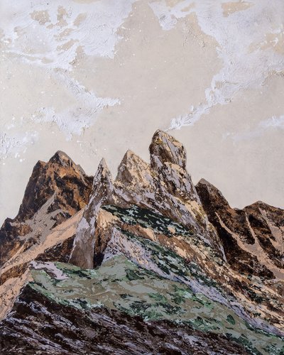 Erdige Texturierte Berge von Denise Quah