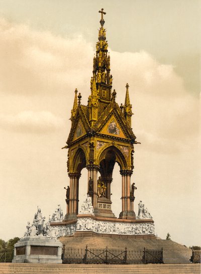 Albert Memorial, London, ca. 1890-1900 von Detroit Publishing Co.