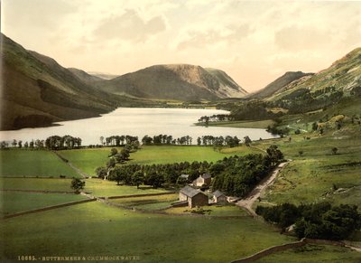 Buttermere und Crummock Water, Lake District, England, ca. 1900 von Detroit Publishing Co.