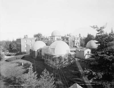 Observatorium, Harvard College, ca. 1900 (s/w Foto) von Detroit Publishing Co.