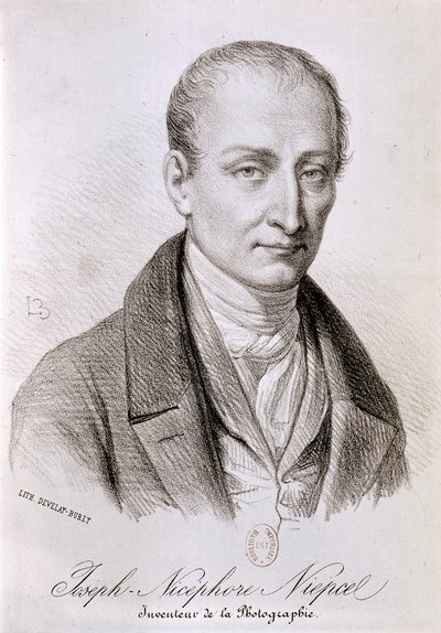 Porträt von Joseph Nicéphore Niépce von Develay-Buret Develay-Buret