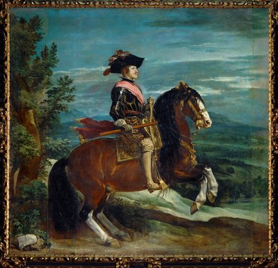 Reiterporträt von König Felipe IV. von Diego Rodriguez de Silva y Velazquez